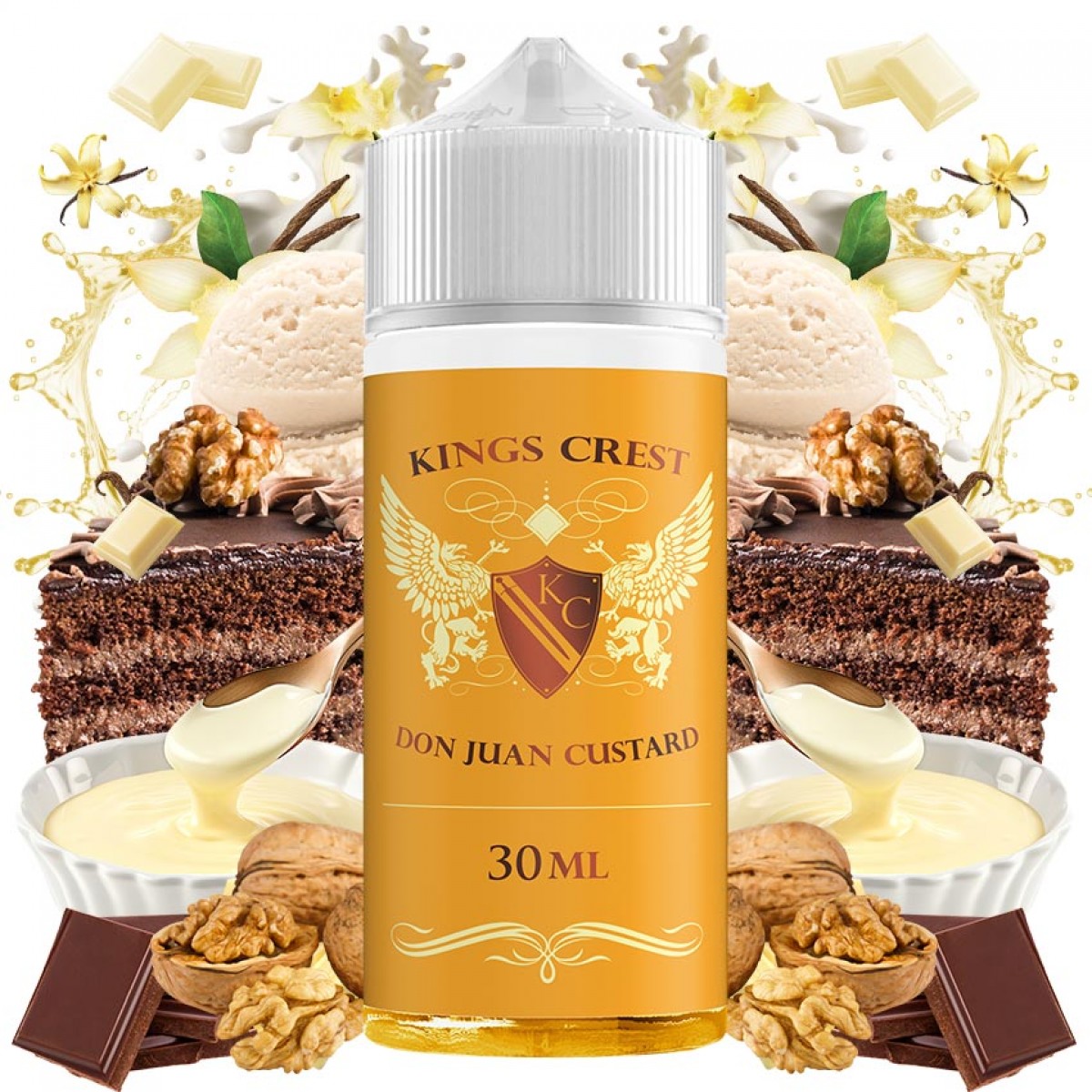Kings Crest Don Juan Custard 30ml/120ml Flavorshot Kings Crest Don Juan Custard 30ml/120ml Flavorshot